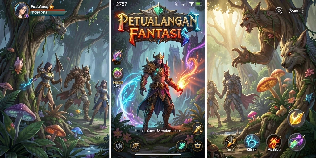 Tampilan gameplay epik dalam 2757 menampilkan pertempuran seru dan eksplorasi dunia.