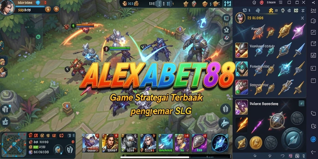 Screenshot gameplay ALEXABET88 yang menunjukkan aksi pertempuran seru.