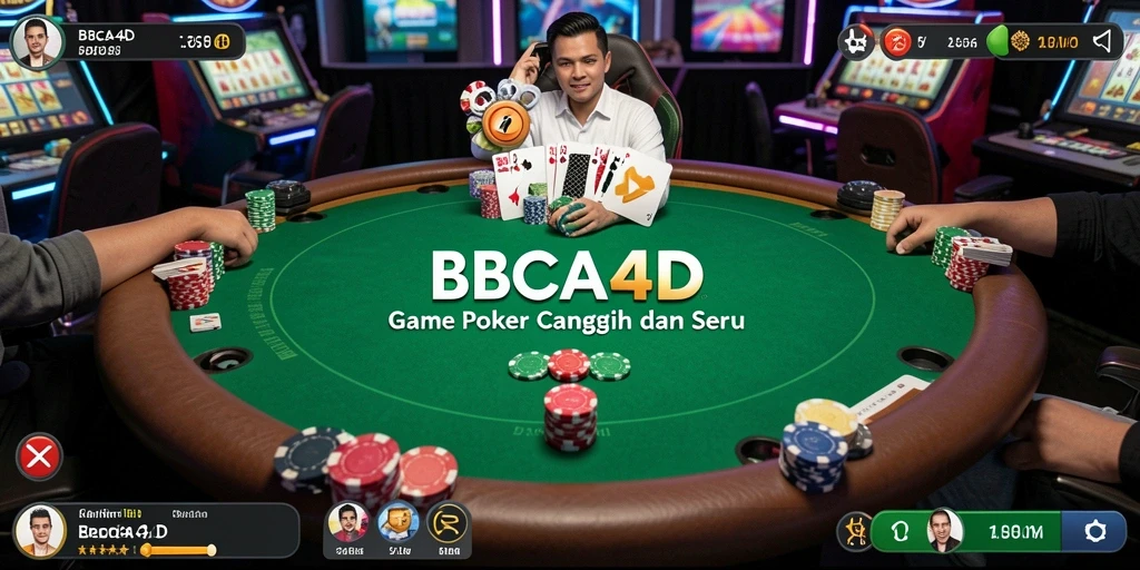 Tampilan menakjubkan dari gameplay Poker BBCA4D.