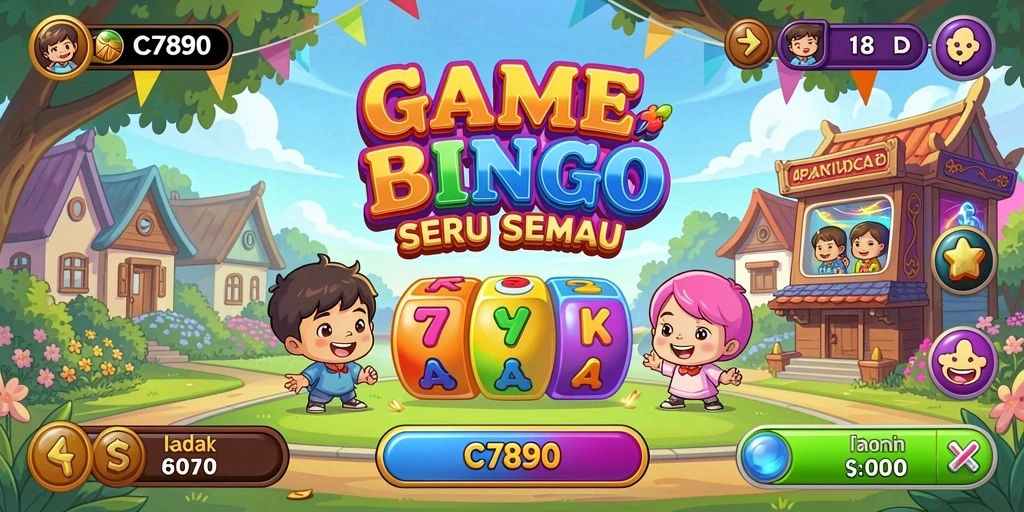 Tampilan gameplay menarik dari C7890 yang penuh warna dan interaktif.