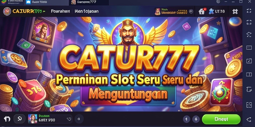 Tampilan gameplay slot yang seru dan menarik di CATUR777.