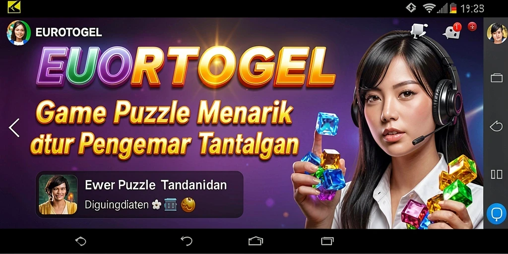 Tampilan gameplay menantang di EUROTOGEL dengan berbagai teka-teki.