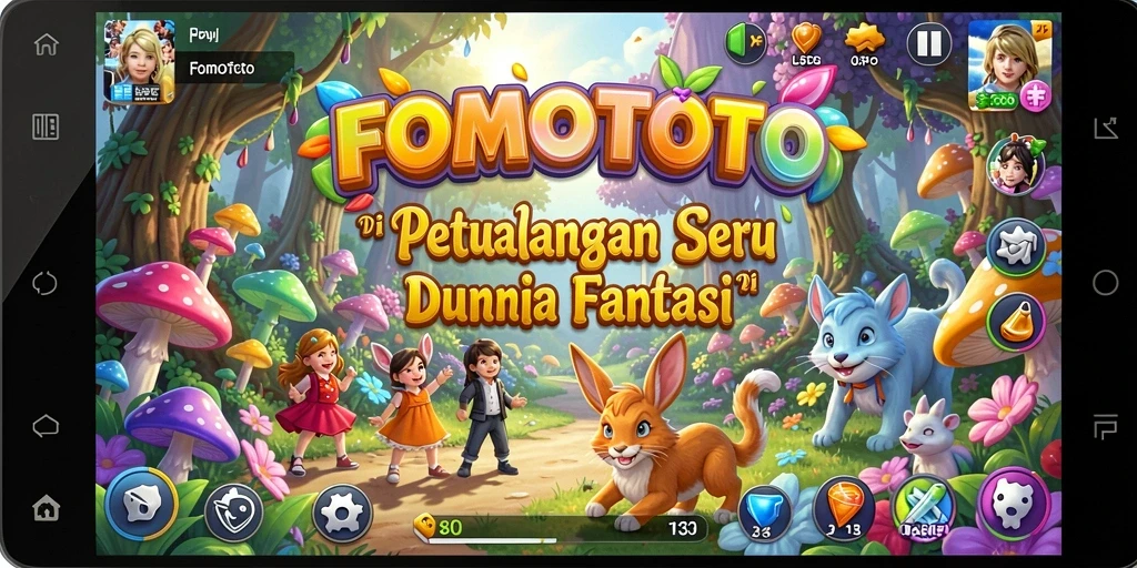 Tampilan gameplay FOMOTOTO yang seru dan penuh aksi.