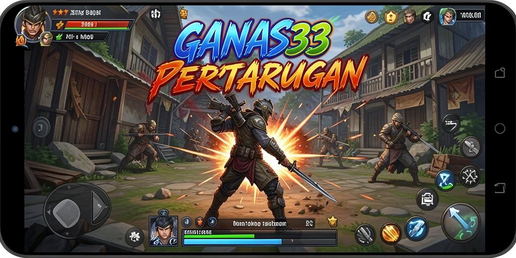 Tampilan menakjubkan gameplay strategi yang intens.