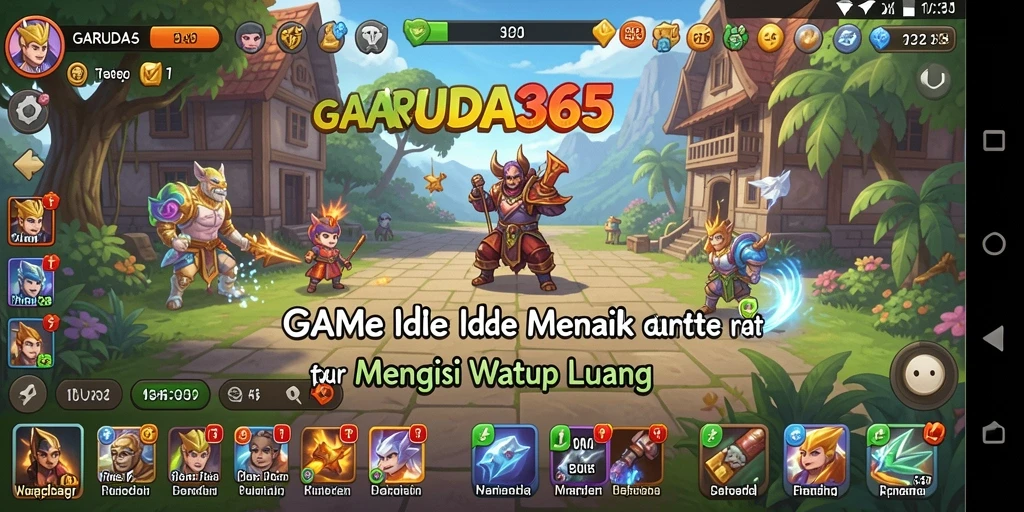 Screenshot utama GARUDA365 menampilkan gameplay santai yang menarik.