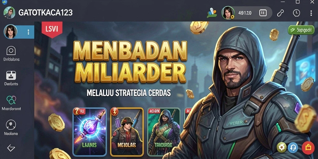 Tampilan gameplay GATOTKACA123 yang mengasyikkan dan penuh warna.