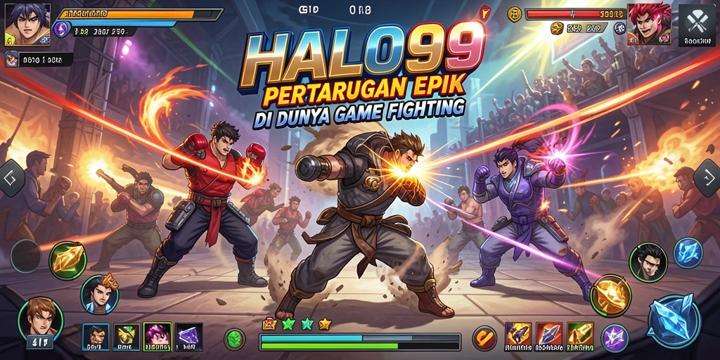 Tampilan menegangkan dari pertandingan epik dalam HALO99.