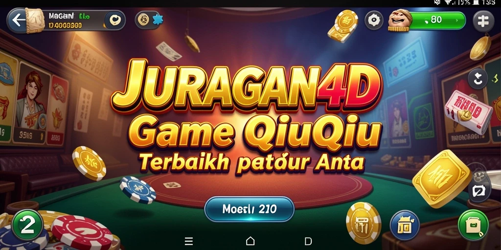 Screenshot JURAGAN4D menampilkan aksi seru permainan QiuQiu.