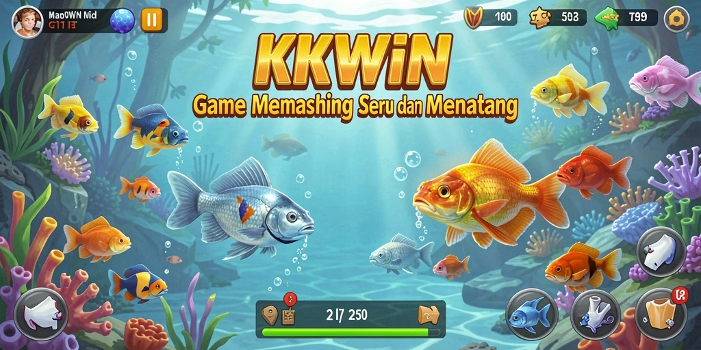 Gameplay memancing yang menarik dan menantang di KKWIN.