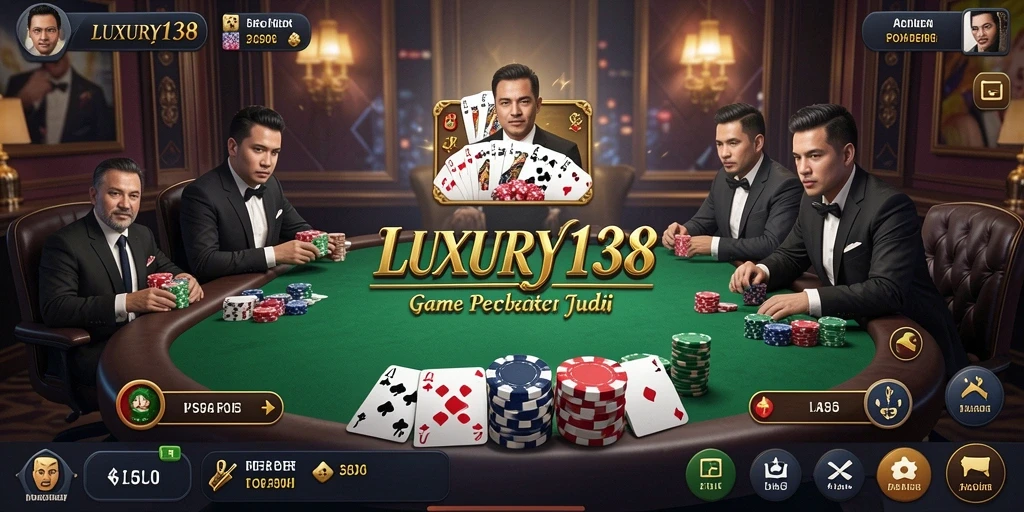 Screenshot gameplay LUXURY138 menampilkan serunya permainan Poker.
