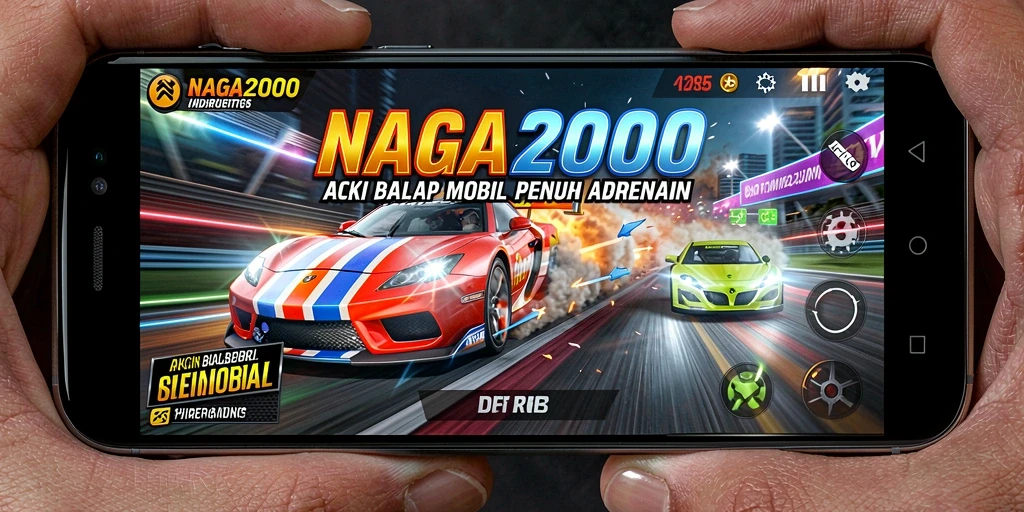 Gameplay menegangkan dengan kecepatan tinggi di NAGA2000.