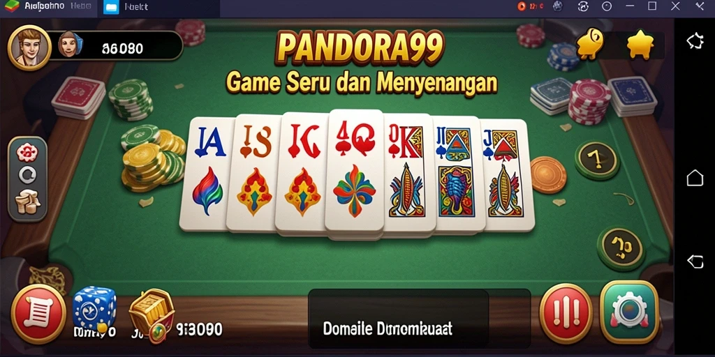 Tampilan gameplay seru di PANDORA99 dengan penyajian visual yang memikat.