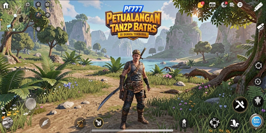 Gameplay PF777 menampilkan petualangan seru di dunia terbuka.