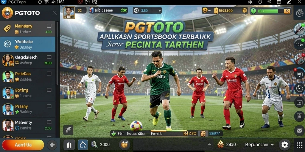 Tangkapan layar PGTOTO yang menampilkan antarmuka taruhan yang menarik.