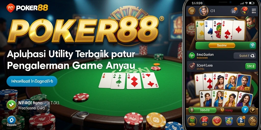 Tampilan utama POKER88 yang memudahkan navigasi pengguna