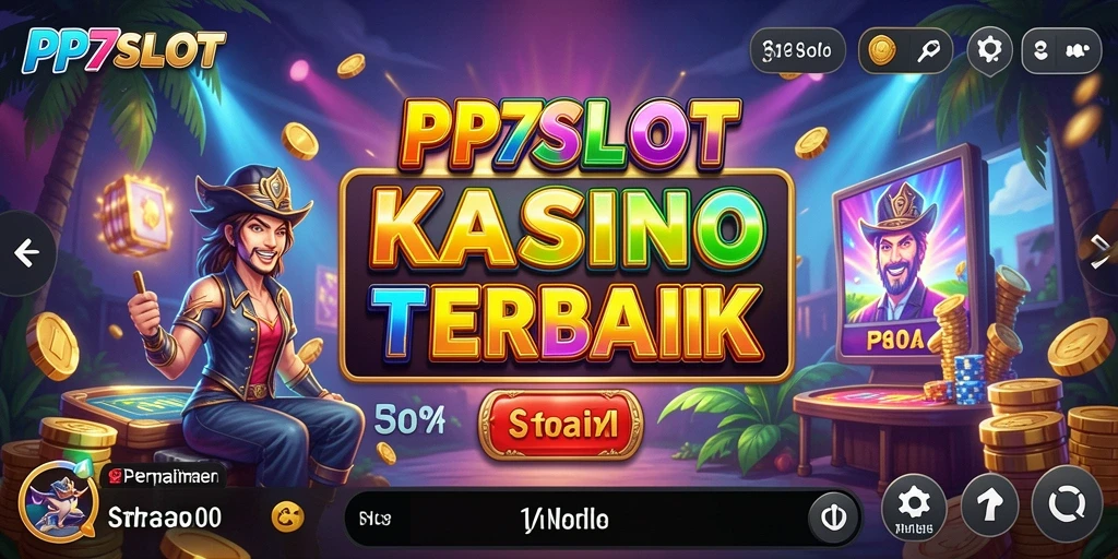 Tampilan gameplay menarik dari PP7SLOT dengan berbagai tema slot.