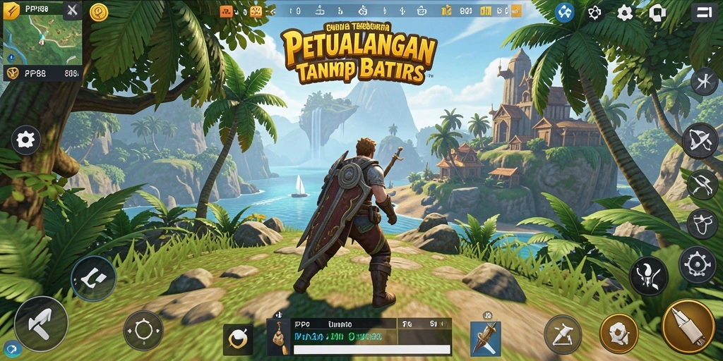 Tampilan gameplay PP88 yang menakjubkan dalam dunia terbuka yang luas.