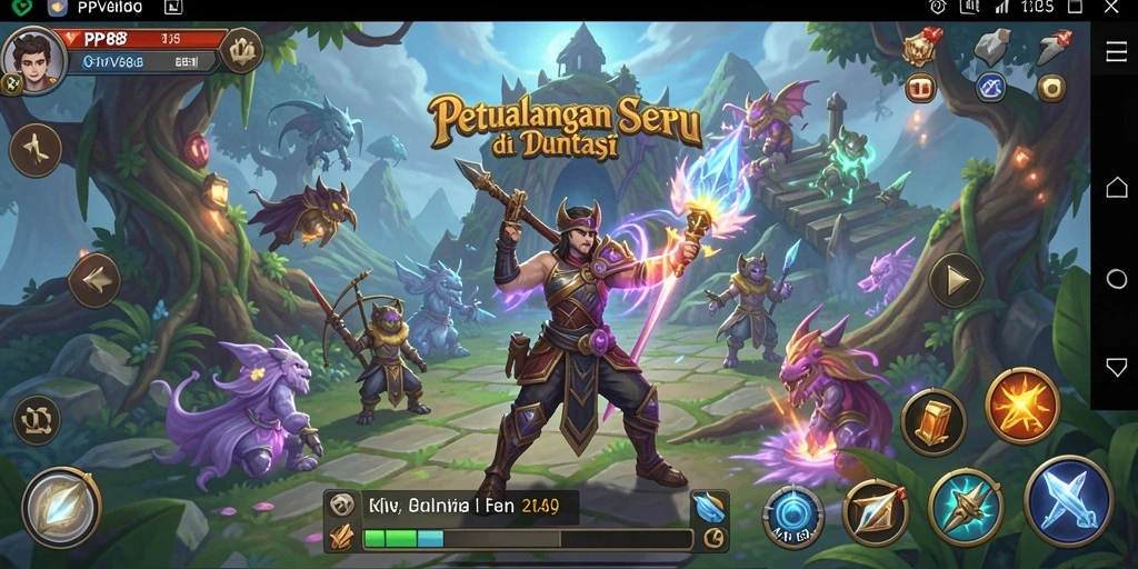 Tampilan gameplay menakjubkan di dunia petualangan PPV88.