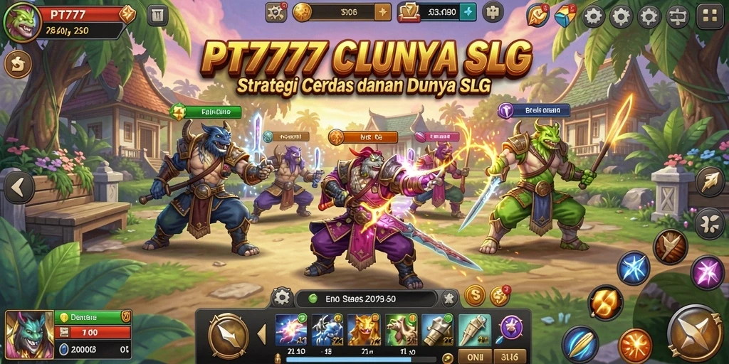 Gameplay PT777 yang menampilkan strategi pertempuran mendebarkan.