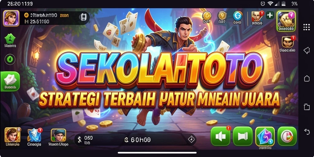 Tampilan gameplay SEKOLAHTOTO yang menegangkan dan penuh strategi.