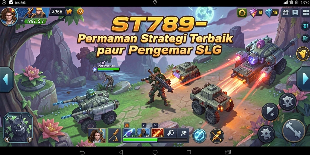 Tampilan gameplay SLG yang menakjubkan dan strategis.