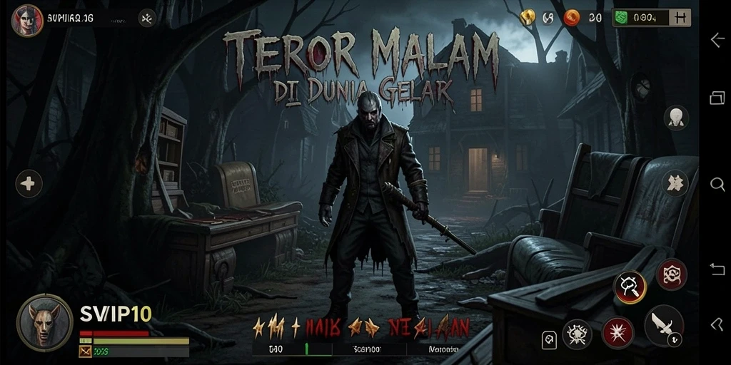 Tampilan gameplay menegangkan dan penuh teror di SVIP10.