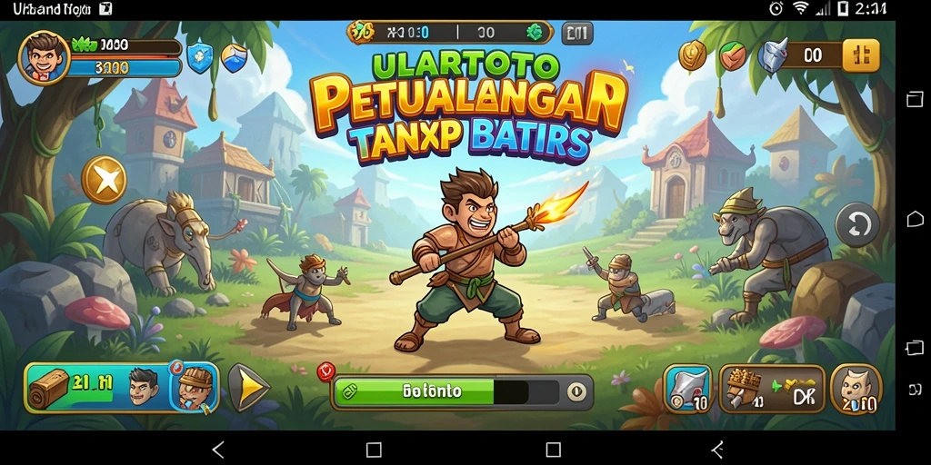 Tampilan gameplay ULARTOTO yang memukau dan penuh tantangan.