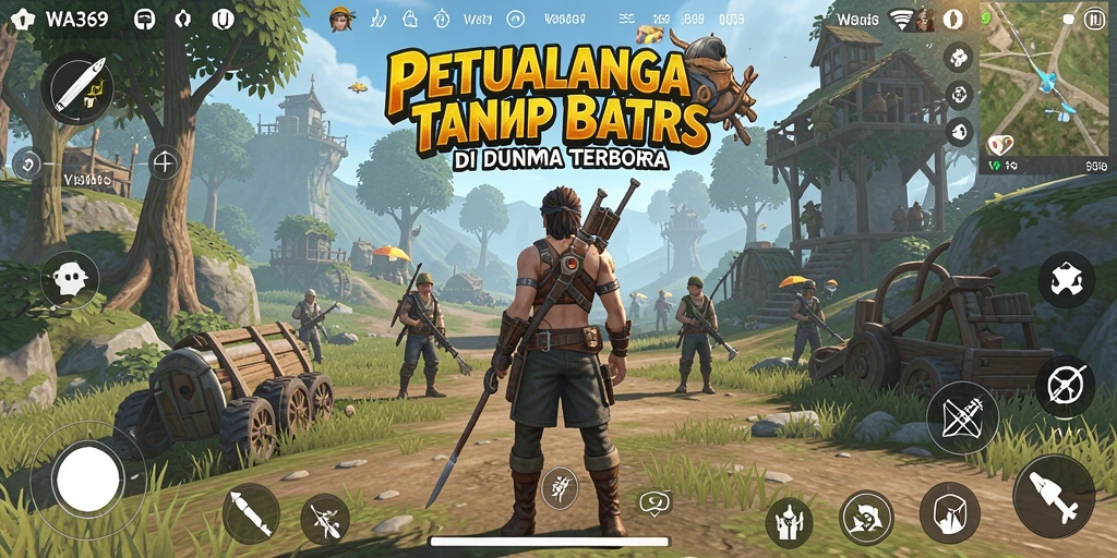 Gameplay menarik dari WA369 di dunia terbuka yang luas.